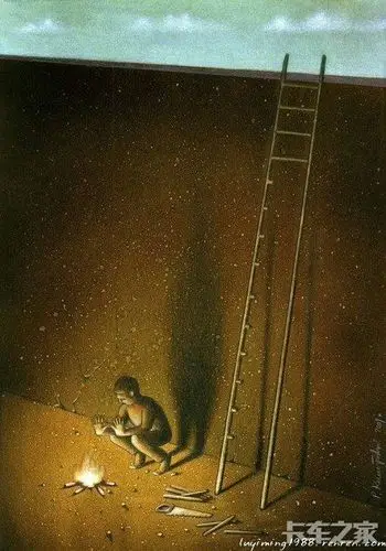 讽刺社会黑暗现实的图片