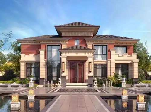 农村花60万建的合院别墅,看看效果比城里上千万的豪宅如何?