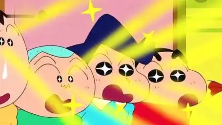 蜡笔小新:猎豹成功被小新骗进防卫队,真诚的星星之眼最能打动人