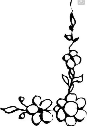 黑白板报边框花纹