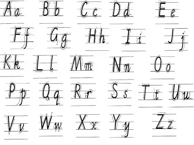 单词与单词之间需要留一个字母的间隔