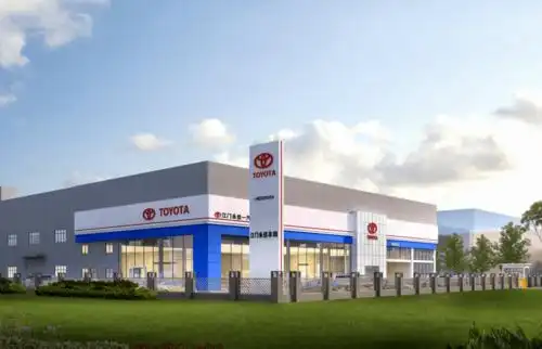 赴永佳丰田新址施工现场,进行视察指导工作,力求打造地标式汽车4s店!