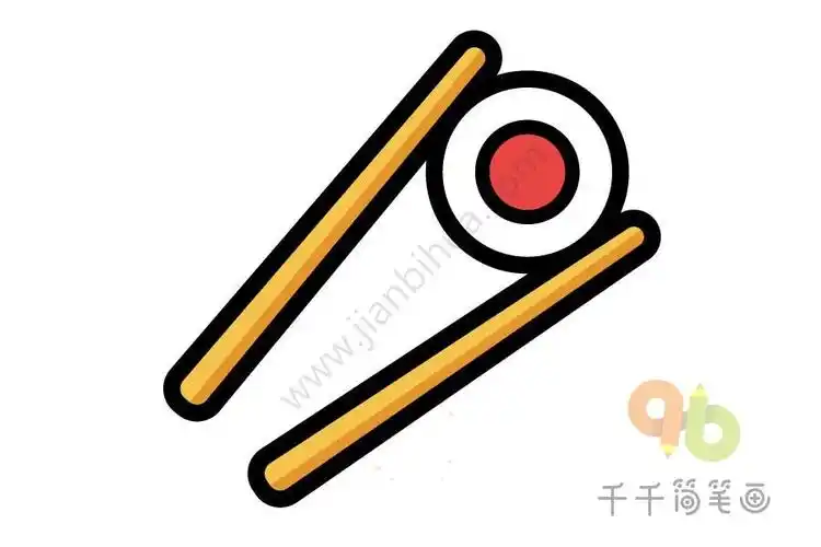 筷子怎么画简笔画 筷子怎么画简笔画图片