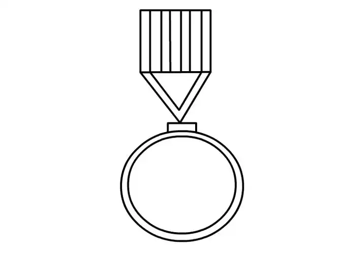 金牌怎么画 金牌怎么画简笔画 金牌怎么画 第一名-养娃家