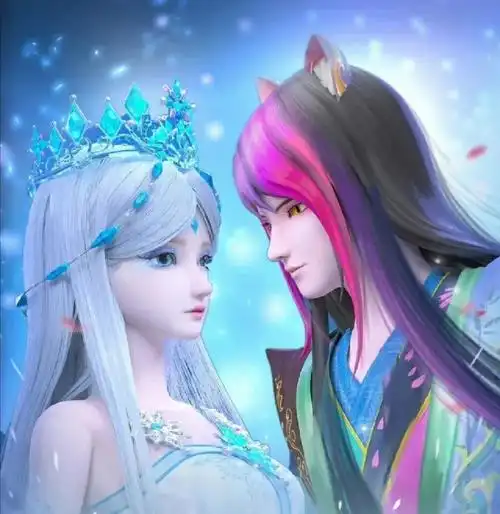 叶罗丽精灵梦颜冰cp高清图片