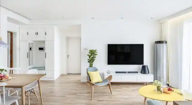 装修不做电视墙,全屋只刷大白墙,完工漂亮极了!