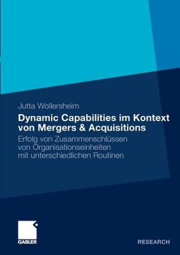 【预售】dynamic capabilities im kontext von mergers