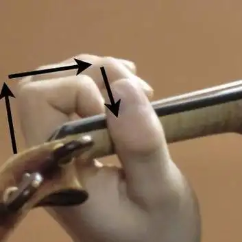 小提琴左手的手型与姿势图解