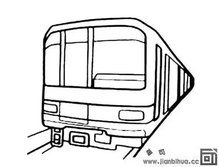 地铁图片简笔画 地铁图片简笔画卡通
