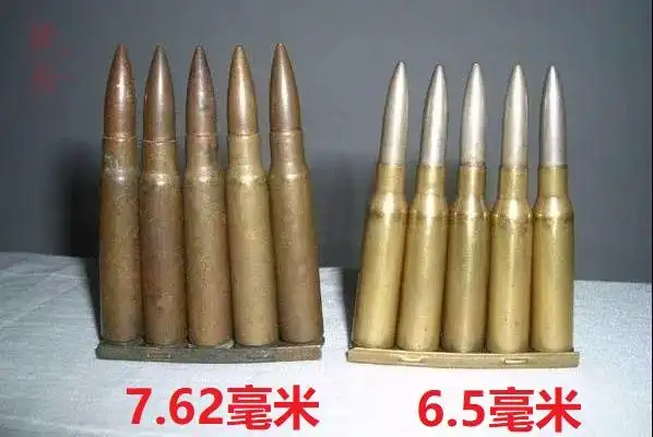 三八式步枪的子弹初速765米每秒,有效射程460米,而中正式步枪子弹初速