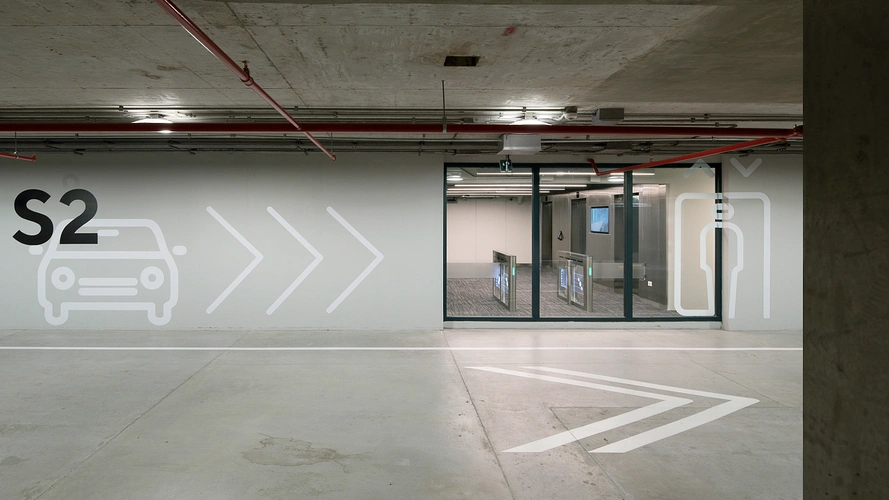 城市现代地下车库导视设计