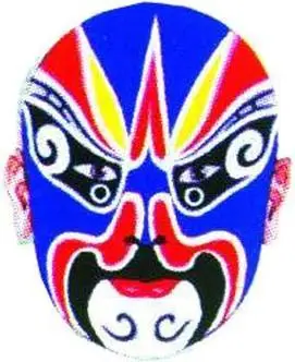 脸谱简笔画道尔顿