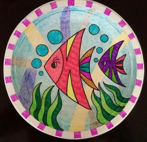 盘子装饰画盘子装饰画简单又漂亮