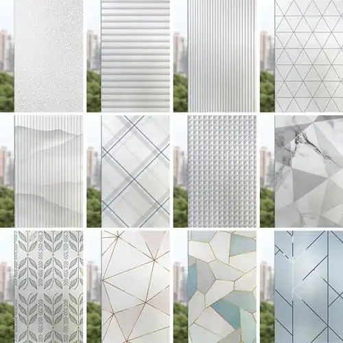 窗户磨砂玻璃贴纸透光不透明卫生间防走光浴室贴膜防窥遮光窗花纸