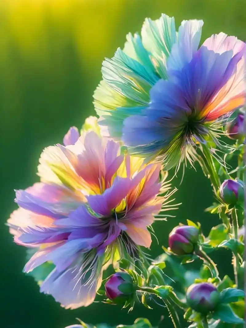 梦幻和唯美的彩虹菊.#美不美你说了算 #请您欣赏 #美丽花海