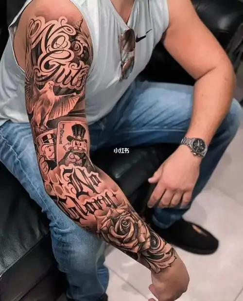 重庆纹身chicano花臂