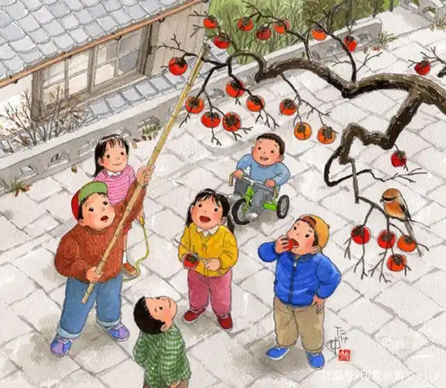美好的童年时光:插画师画的全是我们记忆中的童年,画面十分温馨