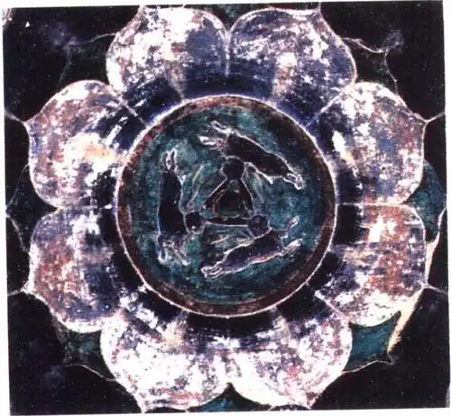 原创【敦煌石窟】隋-407窟:三兔共耳相逐藻井(追踪其世界源流,神秘