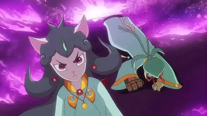 京剧猫:灵锡屈服黑暗,袭击丈夫,却用护符幻化面具保护他逃走-母婴亲子