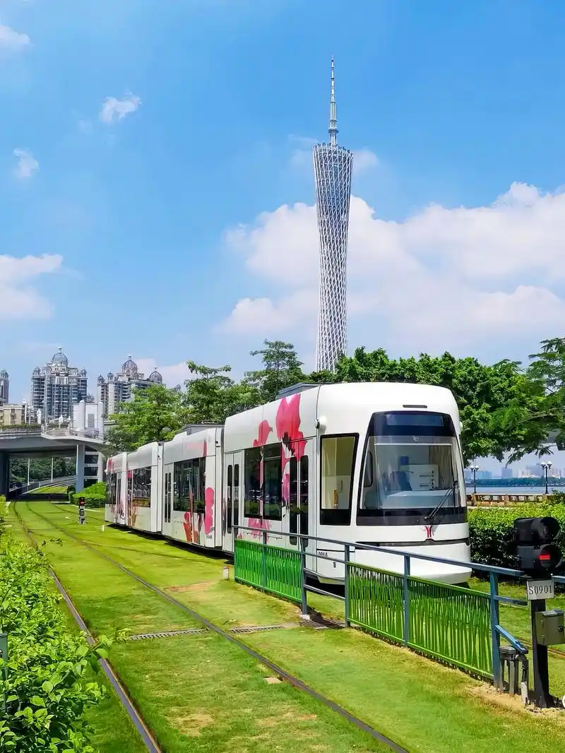 图文种草机 广州海珠有轨电车,被誉为"最美7公里",以广州 - 抖音