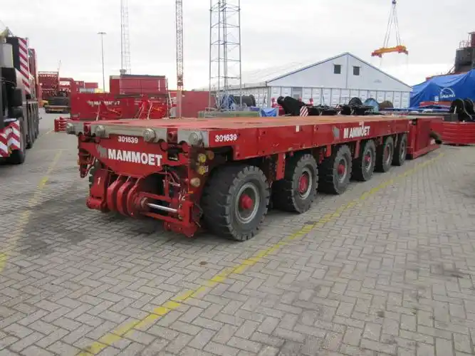 称霸重型机械运输行业,模块化自行式液压平板车,霸气!