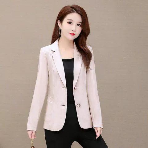 年轻妈妈装春装薄款外套40岁中老年女春秋洋气小西服中年女士上衣
