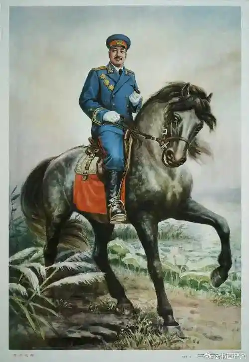 80年代新中国的十大元帅年画,不过由于特殊原因,在八十年代出现的只有