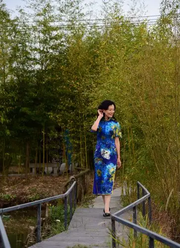 95旗袍95竹影山荘 - 美篇