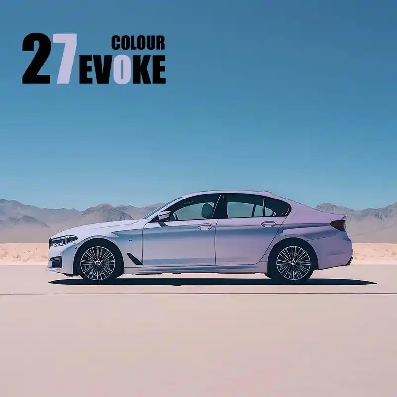 全新《薄烟紫》渐变涂装,宝马5系焕发新生