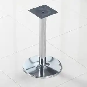 桌子腿铁艺桌腿桌脚支架不锈钢吧台茶几圆桌底座脚架桌架子餐桌架