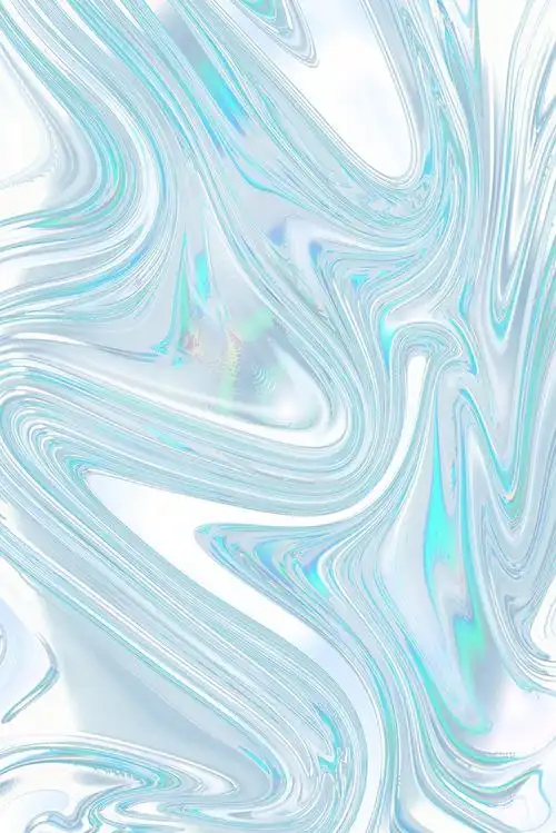 薄荷绿清新清爽镭射酸性纹理免抠背景