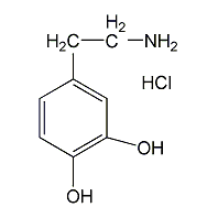 盐酸多巴胺|3-hydroxytyramine hydrochloride|62-31-7|参数,分子结构