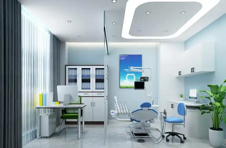 口腔设计|牙科诊所设计|成都家鸿口腔效果图