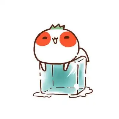 躺一下,趴一下,粘在上面不起来!#罗罗布每日一图#清凉头像