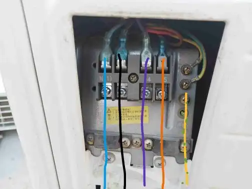 格力室外机kfr-32w/d02-2接线图?