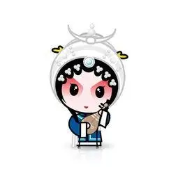 卡通戏曲人物-q版小人简笔画