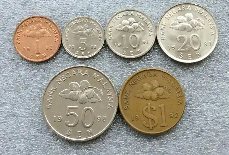 马来西亚硬币套币 新版 6枚全套(大图展示)