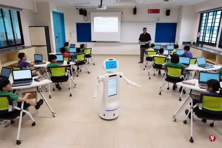 机器人coddie能辅助教学,让教师能更及时地掌握学生的理解程度,从旁