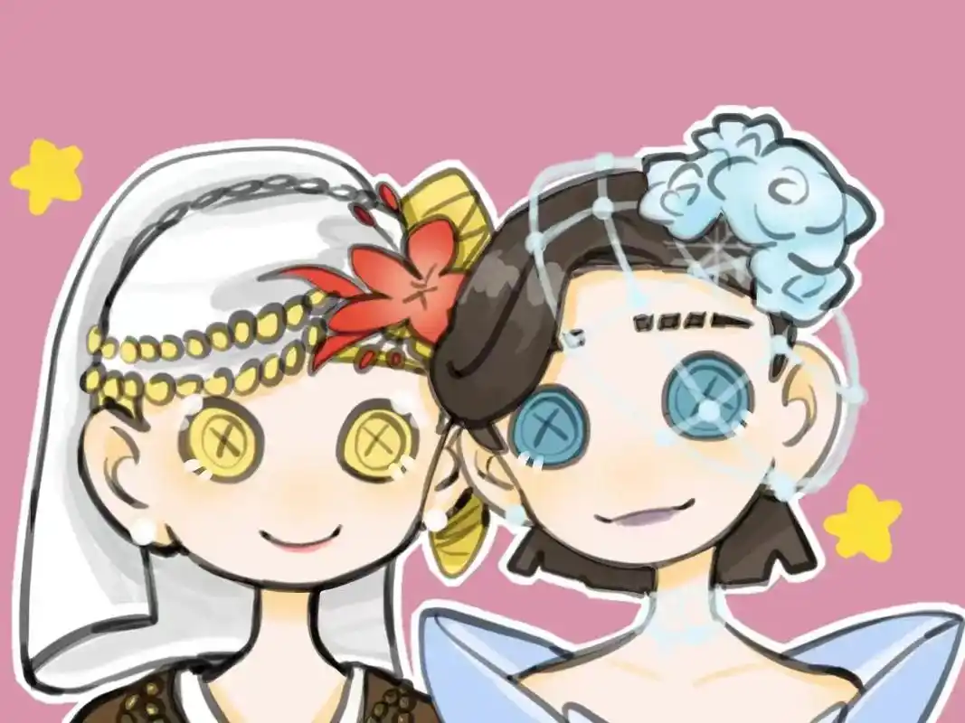 第五人格 #绘画 #第五人格空调cp #闺蜜头像二人 #q - 抖音