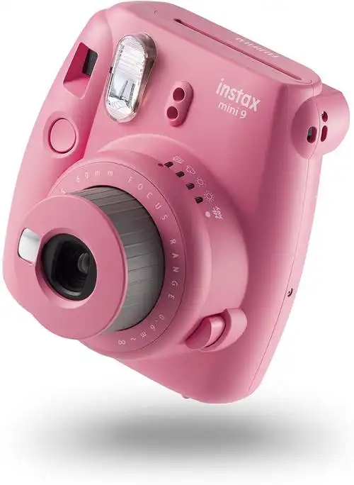 fujifilm 富士 instax mini 9 拍立得相机 - 玫瑰红   10张相纸套装