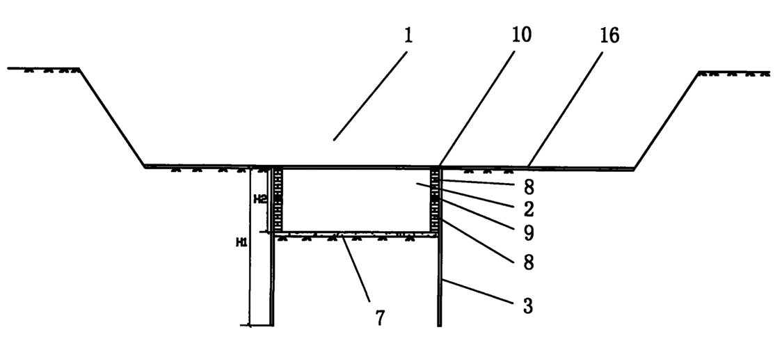 cn101787701a_电梯井基坑松木桩支护施工工法有效