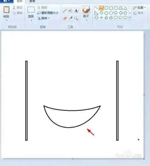 手工/爱好 > 书画/音乐1 第一步:我们需要先画出两个固定物,如下图