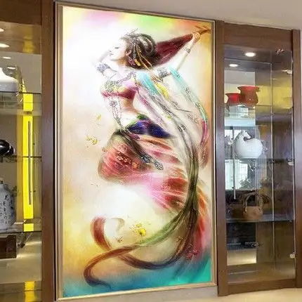 汉斯苏菲十字绣敦煌飞天系列进口套件hs-ft-0009萦绕 14ct_7折现价410