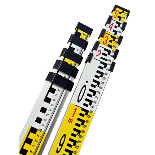 通用双面刻度尺7m测量尺工具塔尺加厚标高铝合金全站仪5米4米工程