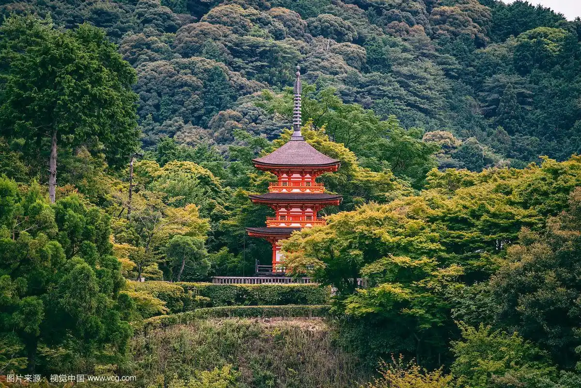 日本京都著名旅游景点清水寺
