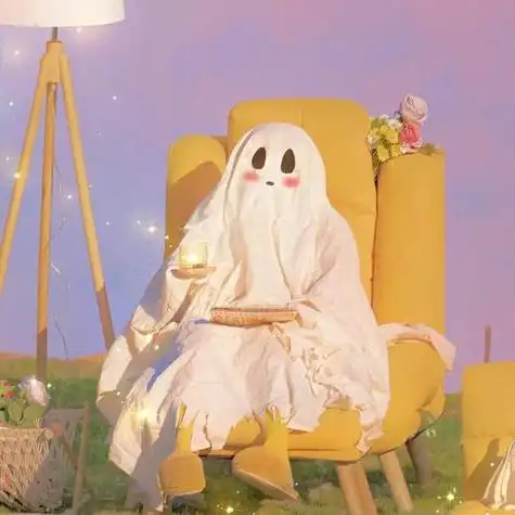 幽灵可爱鬼鬼情侣头像