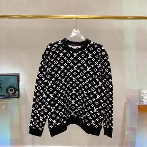 lv20ss重工双层提花满logo卫衣