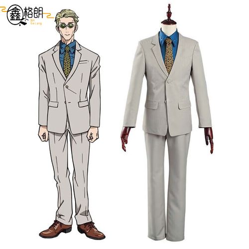 鑫格朗动漫工厂批发咒术回战cos服 七海建人cospaly服装全套 全套西服