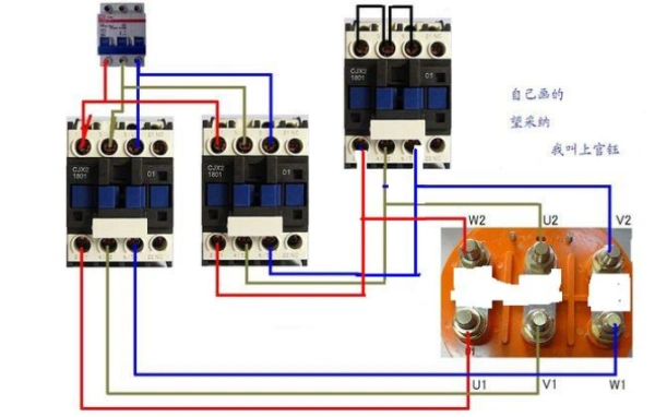 星三角电机六根线接法