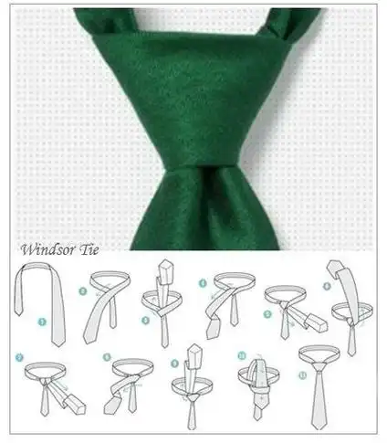 一组图教会你13种不同的领带系法,不要再像小学生一样打个红领巾